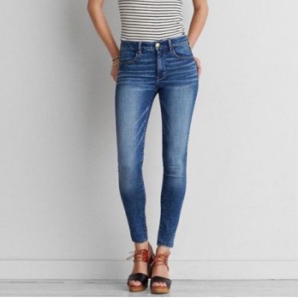 American Eagle Dark Wash Jeggings